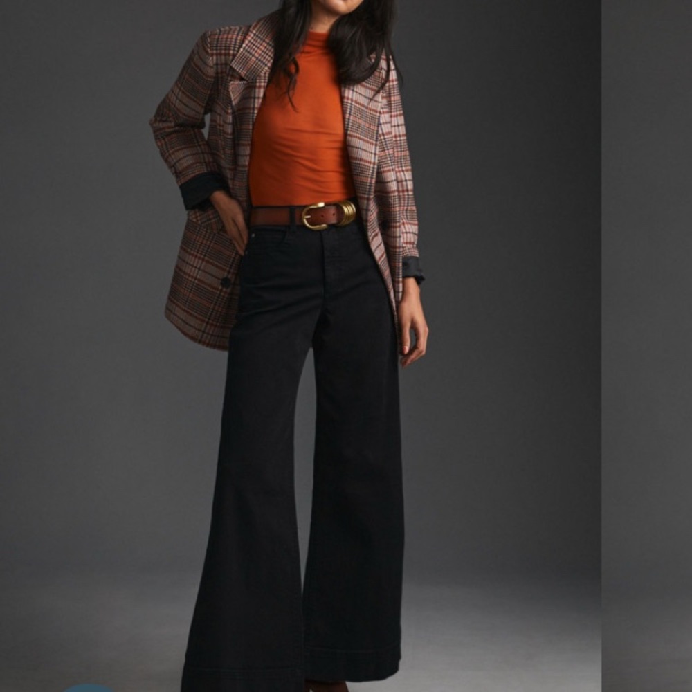 Maeve Jada High-Rise Wide-Leg Jeans - 24 Petite
